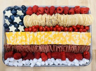 Patriotic Charcuterie Display
